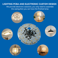 Lámpara de Escritorio LED de 5V 5W con Luz Blanca Cálida, Doble Color, PCB con Cambio de Siete Colores en Degradado, Control por Voz, Regulable, IP65, Ra80
