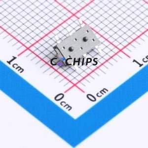 HX MSS22C02-H1.5 125 Slide Switch SMD,7.15x3.55mm Switch Double Pole Double Throw Rectangle Pin Header SMD Tab 7.15mm - Product Image 2