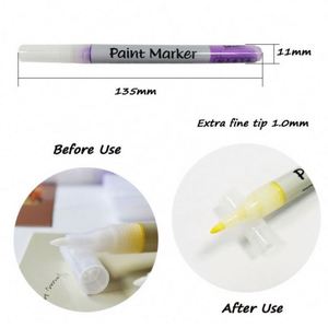 Juego de 12 Rotuladores de Pintura Acrílica de Calidad Artística, Punta Extra Fina de 0.7 mm, para Pintar sobre Roca - Product Image 2