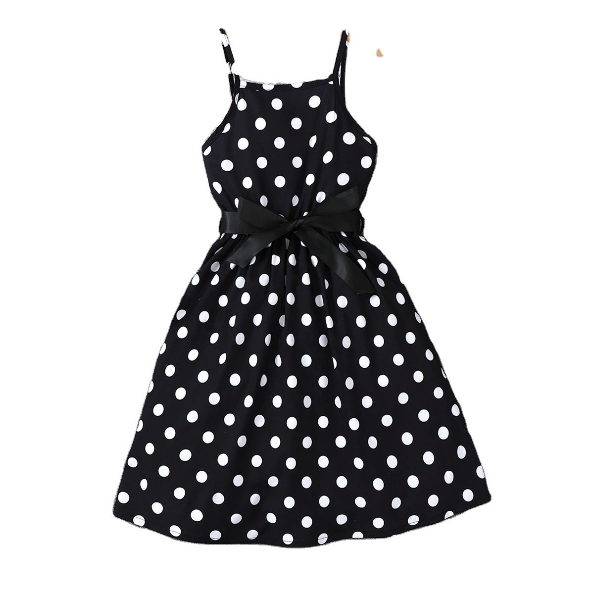 white christmas dresses mini rodini polka dot aop ss dress yellow – kodomo main image 1