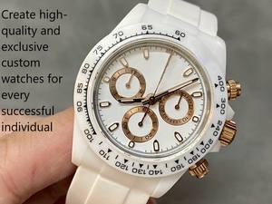 La resistencia crea el encanto único de la cerámica. Realiza Funciones Poderosas de Forma Perfecta. Reloj Mecánico para Hombre - Product Image 2