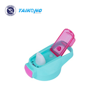 Bouteilles d'eau personnalisées TaiKong pour enfants, mignonnes, en plastique, avec couvercle et paille, pour l'école