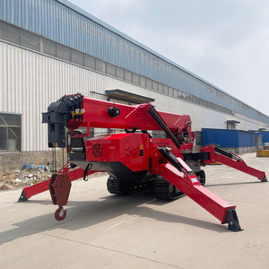 Mini-grue araignée mobile 12t pour travaux en allées étroites, grue araignée 5t 8t pour levage de rails en acier avec nacelle, grue araignée 3t ELC - Product Image 3