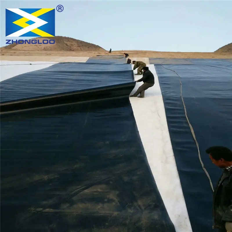 Geomembrane एचडीपीई पैरा granja डे peces, estanque डे gambas, represa, vertedor, मीना, delineador डे कोला