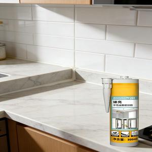 SIKAA SikaSeal 201 Mastic silicone neutre super-colle pour joints de carrelage, verre, métal et <span class=keywords><strong>bois</strong></span> intérieurs, et colle adhésive pour le travail du <span class=keywords><strong>bois</strong></span> - Product Image 4