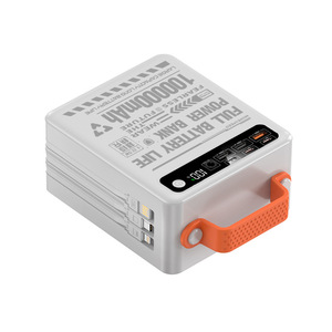 สถานีไฟฟ้าพกพา 100000mAh 100W พร้อมไฟ LED และสาย Type-C 3 เส้น สำหรับการตั้งแคมป์กลางแจ้งและการใช้งานในกรณีฉุกเฉิน - Product Image 5