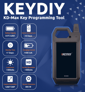 KEYDIY KD-Max Carro Chave Programador OBD2 Auto Remoto Gerador Chip Reader Freqüência Tester Mutil-funcional KEYDIY KD Max - Product Image 3
