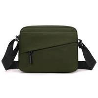 Sacoche Homme Légère Bleu Marine Personnalisée Anti-Vol à Bandoulière Poche Poitrine Voyage Été Automne