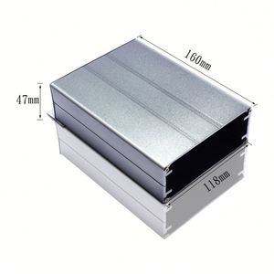 EBM HF-A-166 Universal Junction Box Custom Split Style Powder Coated Aluminum Alloy 6063 Housing - Product Image 1