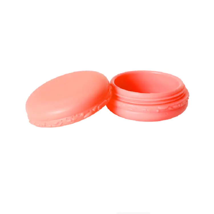 OEM OEM OEM 5g 10g mini macaron forma Kawaii colorido silicone cosméticos creme frascos para DIY batom lip balm gloss fabricante/atacado