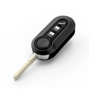 Clé télécommande à 3 boutons pour Fiat 500 Panda Punto Bravo Ducato pour <span class=keywords><strong>Boxer</strong></span> Citroën Jumper Auto SIP22 Blade Noir ABS - Product Image 1
