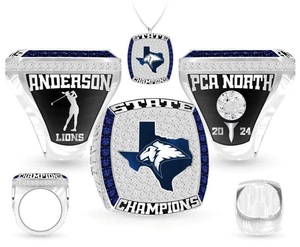 แหวนแชมป์เบสบอลซอฟต์บอลปี 2025-2026 ปรับแต่งได้ตามต้องการ ชุบแพลตตินัม/โรสโกลด์ ประดับคริสตัลและเพชรเทียม ของขวัญสุดพิเศษ - Product Image 3