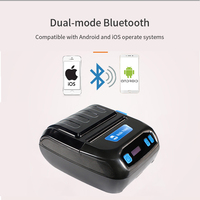 Mini imprimante d'étiquettes thermique mobile portable 80mm de 3 pouces compatible avec l'imprimante sans fil Android IOS TPL80