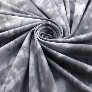 Tela de punto elástica para pantalones deportivos, doble cara, entrelazada, sensación desnuda, diamante, tinte de agua cepillado - Product Image 5