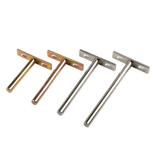 Т-образный Невидимый угловой код с никелированным и цветным цинковым железным кронштейном - Product Image 5