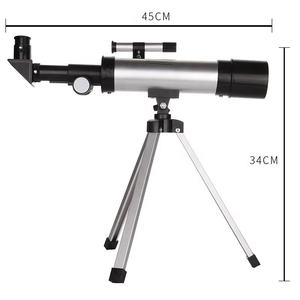 Lichtgewicht astronomische refractor telescoop met statief en zoekkijker voor kinderen en beginners - Product Image 5