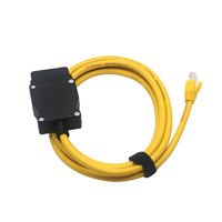 LT005 durable pour la programmation de module unique de série ou le câble de données ENET caché OBD II 16 broches mâle RJ45 avec 6 CD