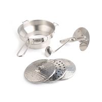 Keuken Accessoires Handheld Fruit Groente Voedsel Molen Rvs Handleiding Voedsel Groente Chopper Met 3 Discs