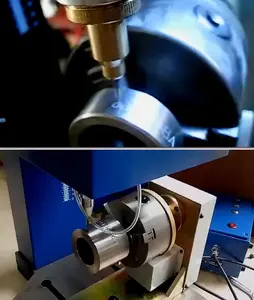 Máquina de gravação de ponto pneumática com placa de metal, máquina de marcação do ponto da placa do metal cnc