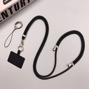 Tùy chỉnh luxuray thương hiệu điện thoại da tay còn lại Chuỗi Móc Chìa khóa thêu Keychain dây đeo cổ tay dây buộc - Product Image 6
