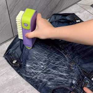 Brosse de nettoyage portable Jukaiwtec pour extérieur, brosse en PP avec manche en plastique antidérapant, séchage et rangement, multifonctionnelle pour le <span class=keywords><strong>savon</strong></span>/le lavage du linge - Product Image 1