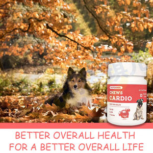 La vitamine pour chien améliore la santé cardiaque du chien avec Coq10 L <span class=keywords><strong>Taurine</strong></span> L Carnitine et Omega Fish Oil Nutritious Dog Chews Treats - Product Image 3