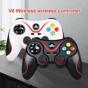 Control de Juego Inalámbrico V8 2.4G, Joystick con Doble Vibración para Android/iOS/PC/<span class=keywords><strong>PS3</strong></span>/Switch/Teléfono Móvil - Product Image 2