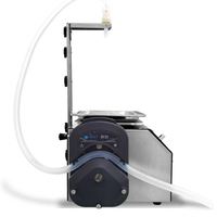 Machine de remplissage quantitative à pompe péristaltique pour liquides, sauces, huiles, boissons, avec contrôle numérique automatique