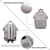 Sac à dos à couches sac à dos de voyage polyvalent avec port de charge USB poche isolée pour bébé enceinte sac à couches