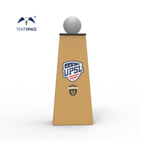 Support de trophée de football portable avec installation facile pour l'affichage des ballons, podium élégant pour événements extérieurs et activités promotionnelles