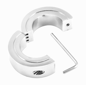 Edelstahl Adult Health Care Metall Vorhaut G-Punkt Herren <span class=keywords><strong>Large</strong></span> Stay Hard Verstellbarer schwerer Cockring für Männer - Product Image 6