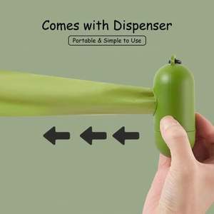 Bolsas para excrementos de perro al por mayor para fabricantes, bolsas gruesas para desechos de mascotas para perros grandes y pequeños, bolsas de desecho degradables para excrementos de perro y gato. - Product Image 5