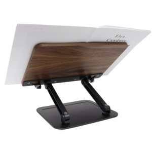 Có thể điều chỉnh có thể gập lại gấp bảng công thức tre tự nhiên nấu ăn bằng gỗ Cookbook đọc sách máy tính xách tay người giữ cuốn sách đứng để đọc - Product Image 6