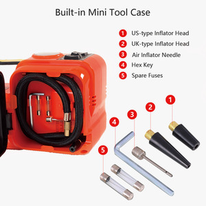 12V 5T Hydraulic Electric <strong>Car</strong> <strong>Jack</strong> Lift with Impact Wrench Built-in <strong>Inflatable</strong> Pump for SUV Sedan Truck Change Tires Repair - Product Image 5