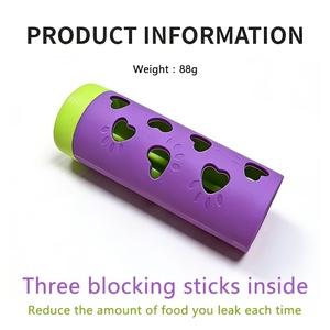 Juguete <span class=keywords><strong>para</strong></span> <span class=keywords><strong>Perros</strong></span> con Dispensador de Golosinas, Resistente a Mordidas, Juguete Masticable y Comedero Lento con Rollo Dispensador de Golosinas de Pollo - Product Image 4