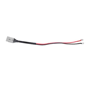 Suporte de fusível de fio quadrado 10AWG, conector de alta corrente para bateria elétrica, 50A, de alta capacidade, 2P, automotivo