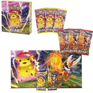 YZ rarePokemoned TCG boîte de rappel pokemoned chinoise originale collection ultra premium coleccionables vraies cartes pokemoned - Product Image 1