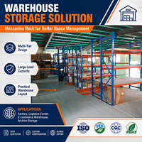 Système de rayonnage industriel robuste pour mezzanine, haute capacité de charge, protection contre la corrosion, revêtement électrostatique en poudre, rayonnage sur mesure