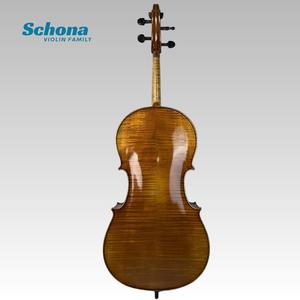 Cello d'<span class=keywords><strong>adulte</strong></span> solo de collection, taille 4/4, en épicéa et érable de haute qualité, finition brillante, fait main, pour examen et promotion - Product Image 3