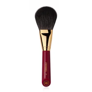 Custom 02 Squirrel hair Powder Blusher Brush Red Rose Series high end professional personalized hair makeup brush set