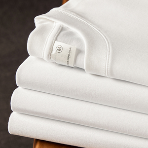 เสื้อยืดคอกลมแขนสั้นคุณภาพสูง 230 กรัม แบบกำหนดเองสำหรับคริสต์มาส เสื้อยืด<span class=keywords><strong>ผู้ชาย</strong></span>สีพื้นผ้าฝ้าย - Product Image 1