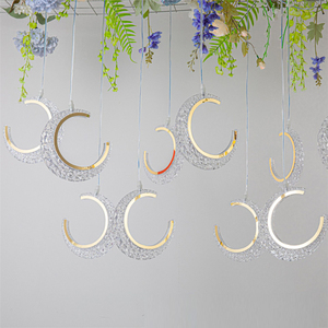 Luci di luna bagliore in acrilico per luci di ricevimento di nozze festa decorazione evento festa nuziale - Product Image 3