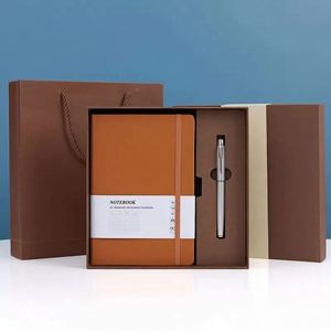 Promotion 2025 Fashion Notebook Box Gift Set With Pen High-End Business Office <b>Notepad</b> Enterprise <b>A5</b> Business Notebook Gift - Product Image 5