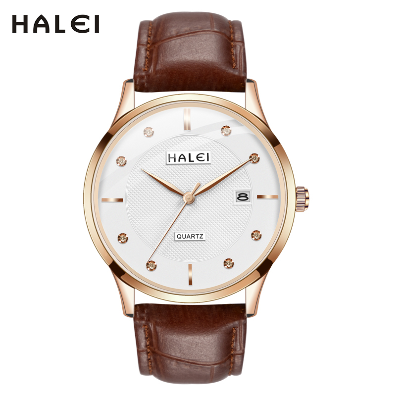 Brown and Rose Gold White