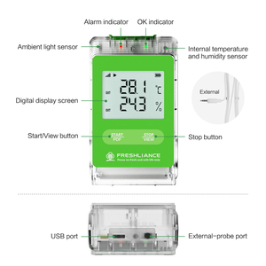 Freshliance 4G thời gian thực nhiệt độ độ ẩm dữ liệu <span class=keywords><strong>logger</strong></span> GPS GSM Tracker với thời gian thực theo dõi - Product Image 3