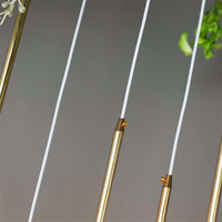 Lustre LED en acrylique, indice de protection IP33, alimentation CA, éclairage décoratif pour mariages, fêtes, scènes, centres de table et événements
