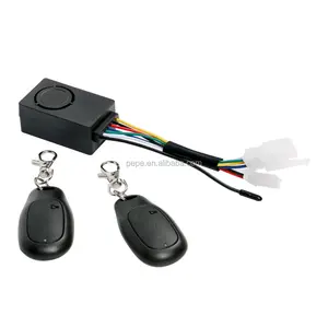 36V 48V 72V Sepeda Motor Anti Pencurian Alarm Kunci Skuter Listrik Remote Control Mulai Keamanan Anti Pencurian Alarm Sistem