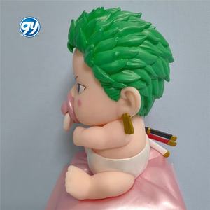 Figurine <span class=keywords><strong>One</strong></span> <span class=keywords><strong>Piece</strong></span> <span class=keywords><strong>POP</strong></span> Pacifier <span class=keywords><strong>Zoro</strong></span> Premium, modèle de statue d'anime, figurine de collection pour affichage sur bureau, cadeau, artisanat en plastique - Product Image 4