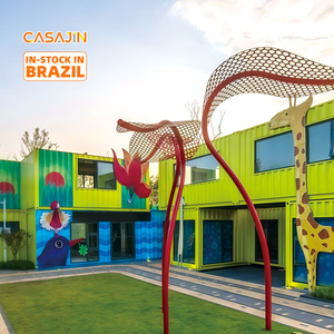 Nhà <span class=keywords><strong>container</strong></span> cách nhiệt mở rộng tầng trên - Kế hoạch 40ft, cấu tạo thép tấm sandwich cho xưởng, nhà ở, quán bar - Product Image 1