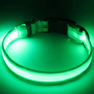 Meilleure qualité Meilleurs produits Vente en gros Personnalisé Clignotant Led Collier de chien et laisse Échantillon gratuit Collier de chat Lumière - Product Image 1